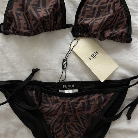 fendi bademode|Fendi high waisted bikini.